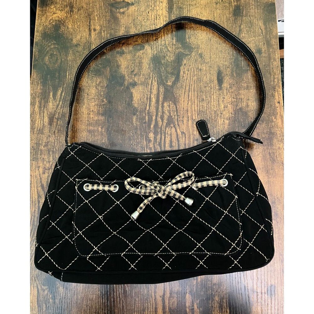 Longaberger Homestead quilted one strap Y2K style shoulder bag